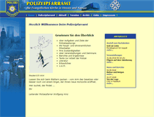 Tablet Screenshot of polizeipfarramt.de